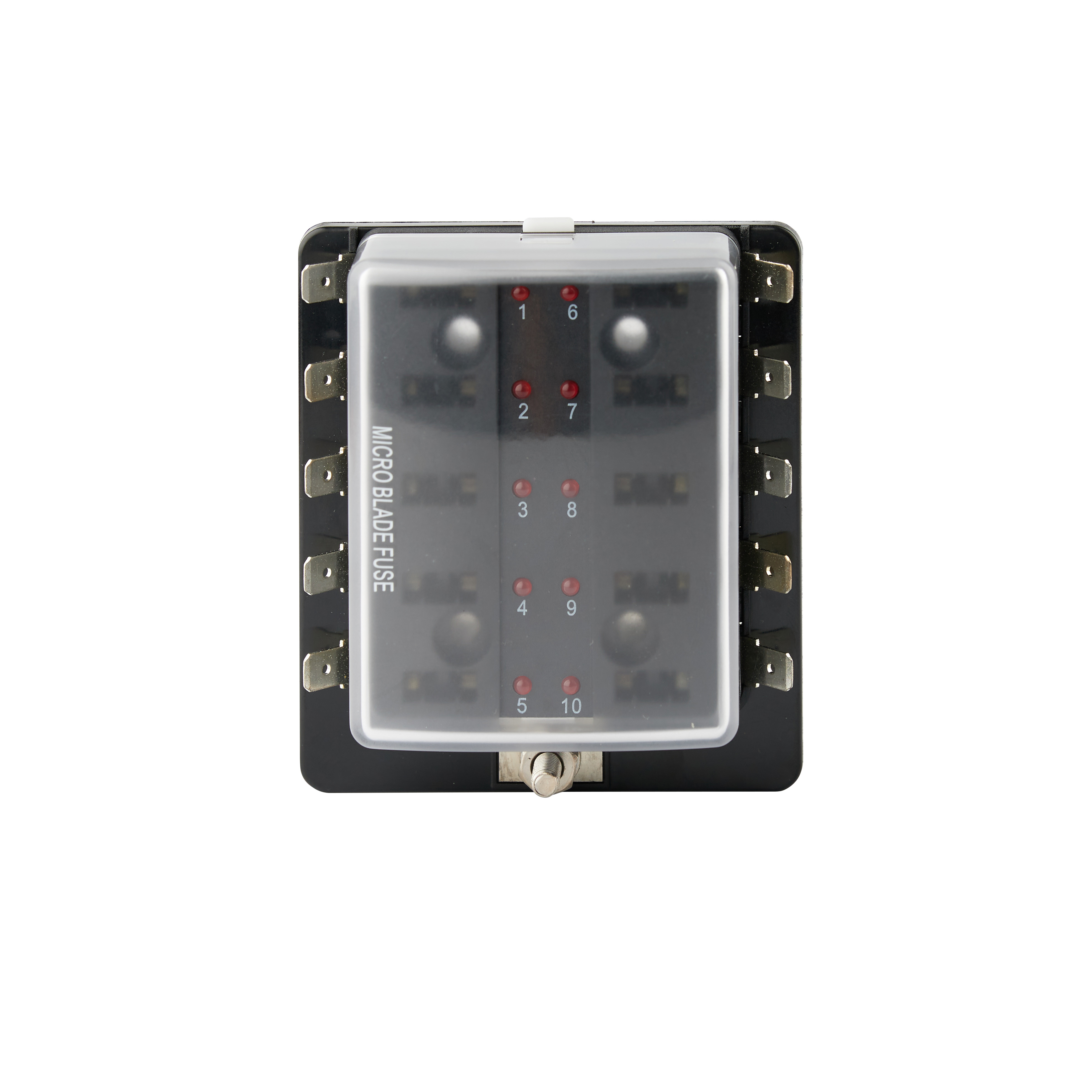R3-80-01-1 方塊型保險(xiǎn)絲盒 含LED 警示燈、微型刀片保險(xiǎn)絲